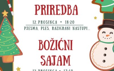 Pozivnica: Božićna priredba i sajam